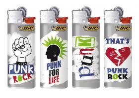 Boite de 50 Briquets Mini BIC Punk